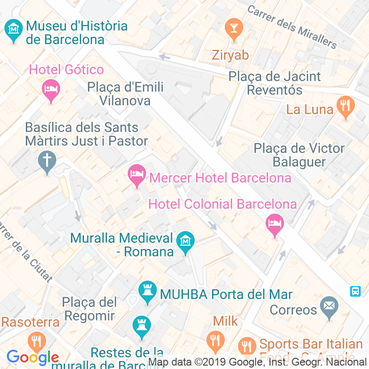 Código Postal calle Angel Baixeras en Barcelona