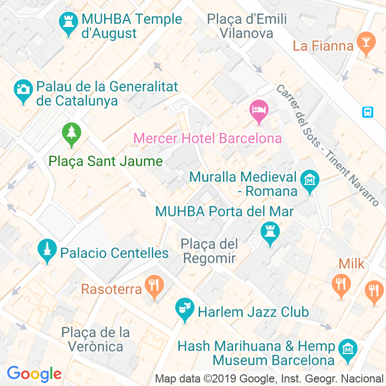 Código Postal calle Bellafila en Barcelona