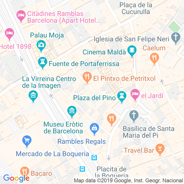 Código Postal calle Catalunya, De, plaça (Impares Del 9 Al Final)  (Pares Del 10 Al Final) en Barcelona