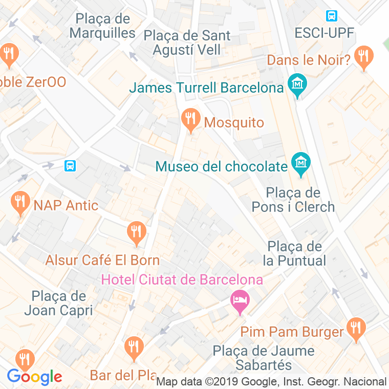 Código Postal calle Allada en Barcelona