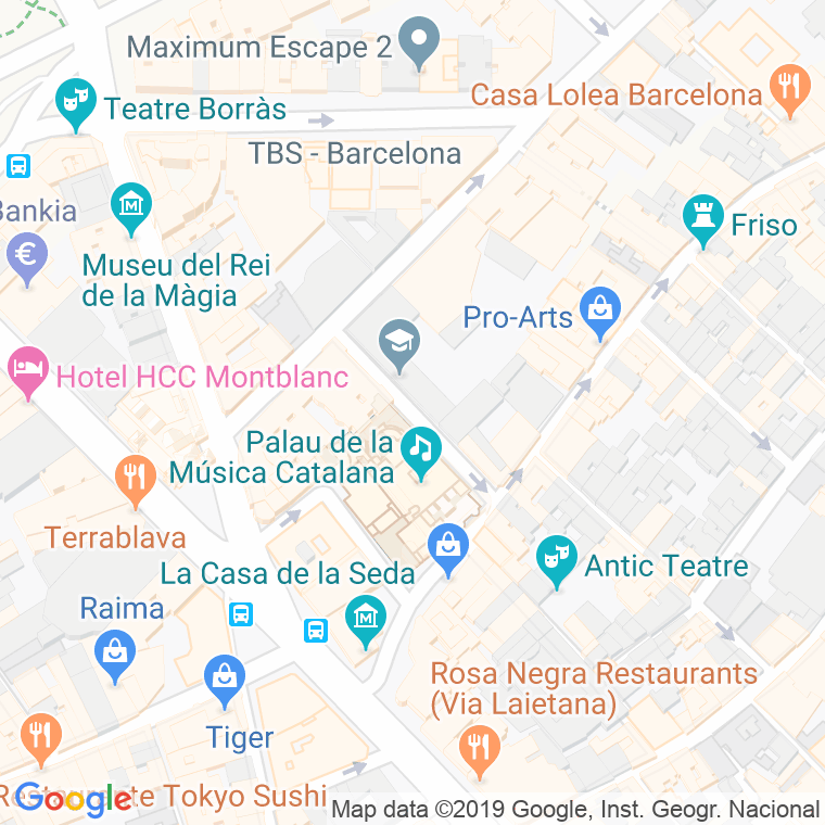 Código Postal calle Amadeu Vives en Barcelona