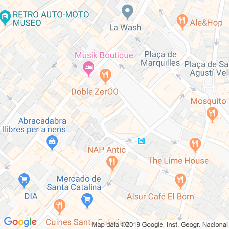 Código Postal calle Arc De Sant Cristofol en Barcelona