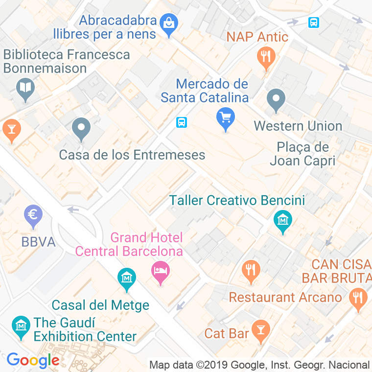 Código Postal calle Avella en Barcelona