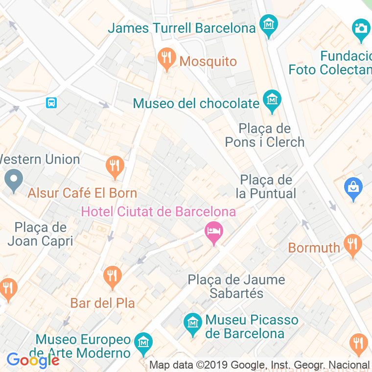 Código Postal calle Blanqueria en Barcelona