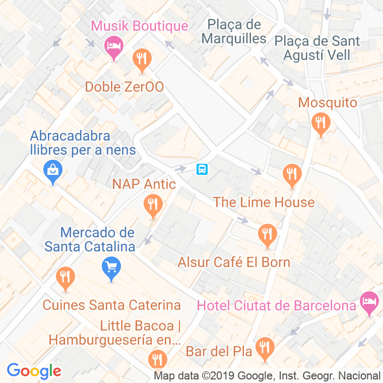 Código Postal calle Fonollar en Barcelona