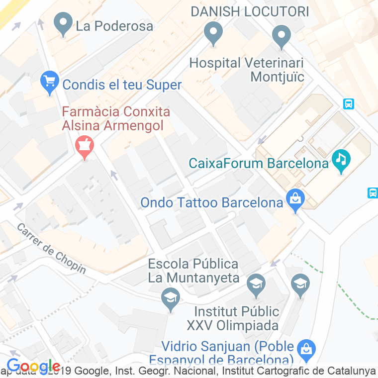 Código Postal calle Amposta en Barcelona