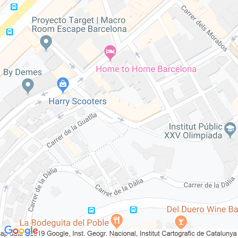 Código Postal calle Chopin en Barcelona