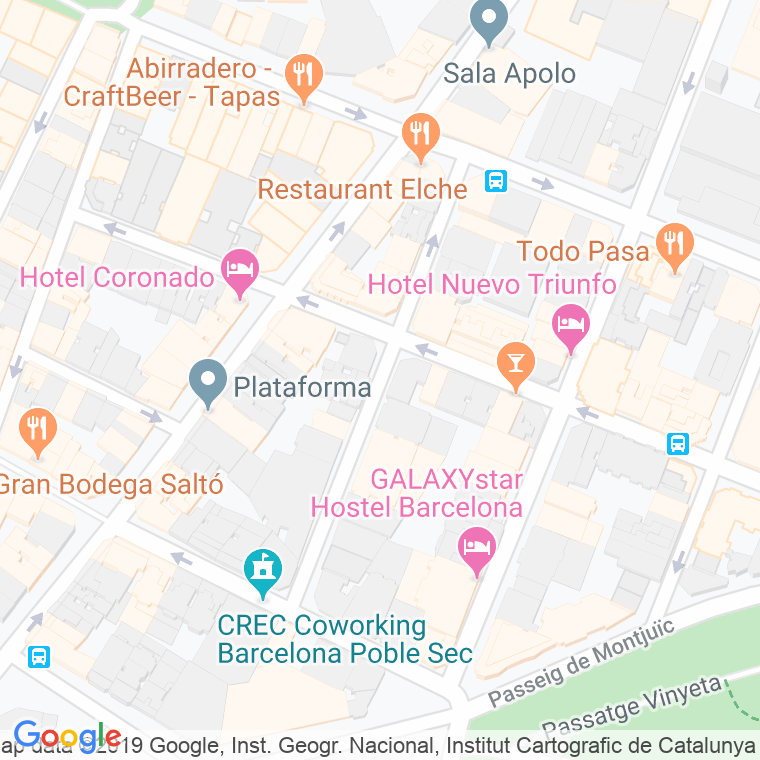Código Postal calle Lafont en Barcelona