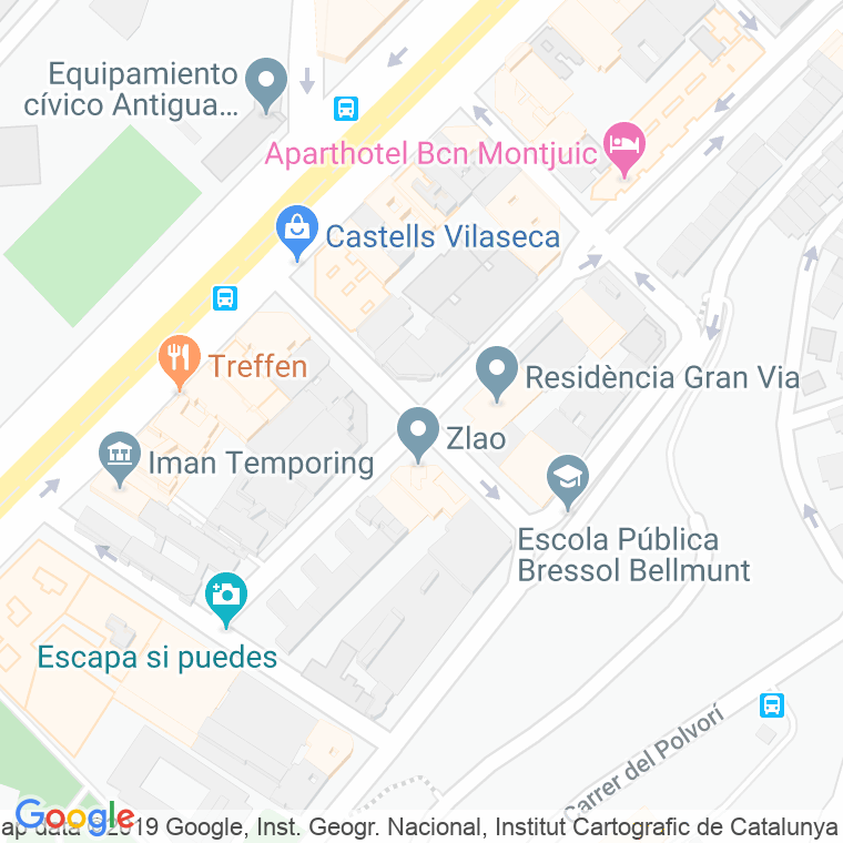 Código Postal calle Mandoni en Barcelona