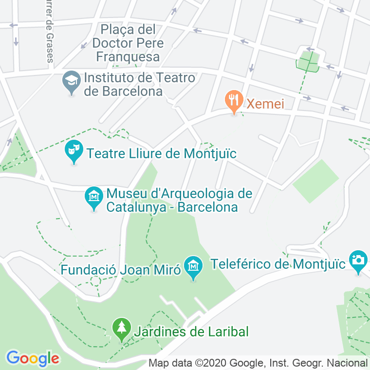 Código Postal calle Martras, passatge en Barcelona