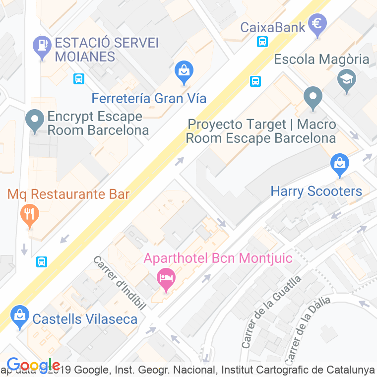 Código Postal calle Sant Pauli De Nola en Barcelona
