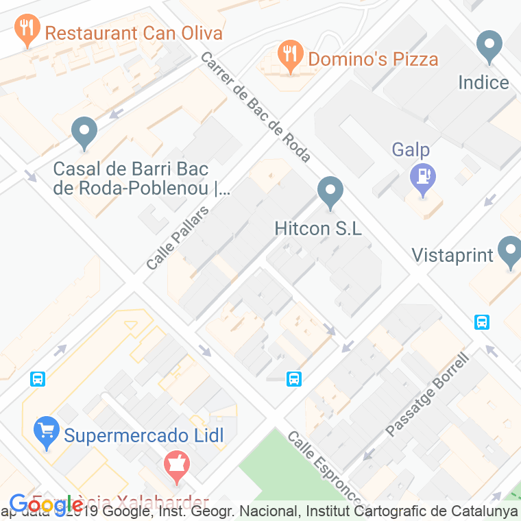 Código Postal calle Olive, D', passatge en Barcelona