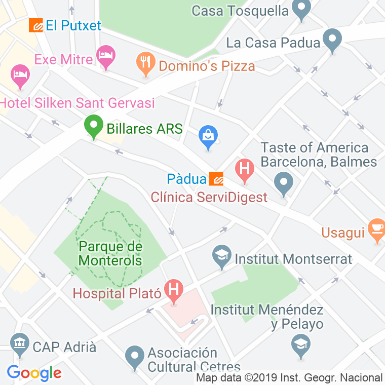 Código Postal calle Corint en Barcelona
