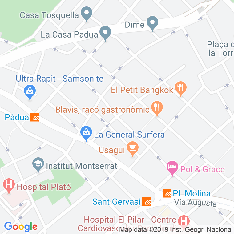 Código Postal calle Gleva, La en Barcelona