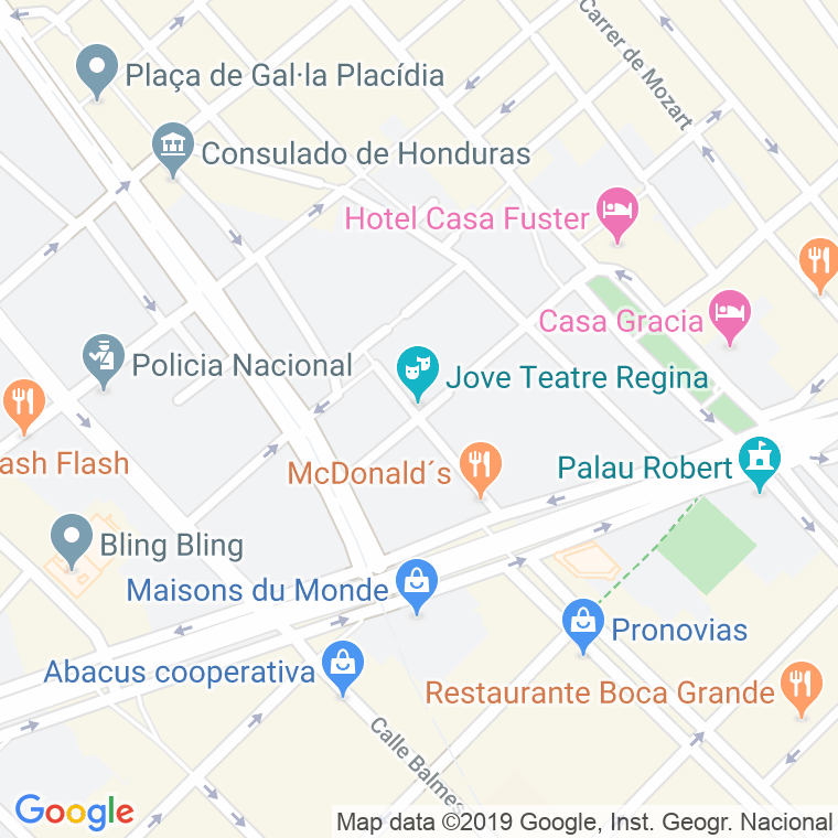 Código Postal calle Minerva en Barcelona
