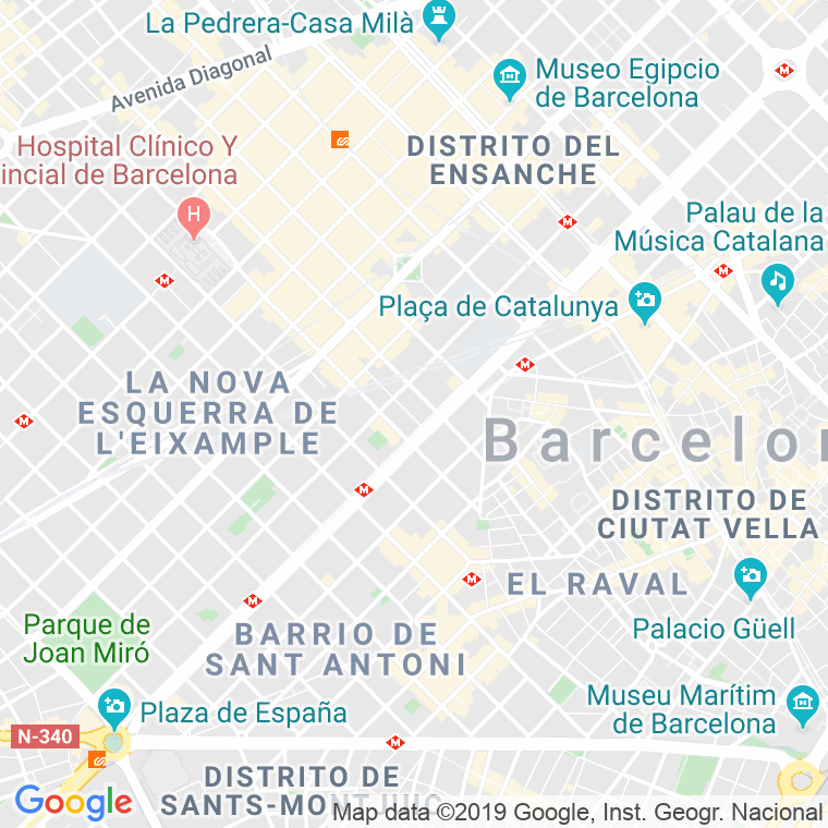 Código Postal calle Goya, plaça (Impares Del 1 Al Final)  (Pares Del 2 Al Final) en Barcelona