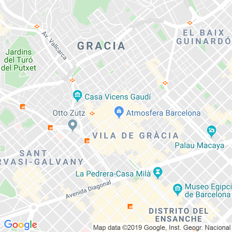 Código Postal calle Angel, pas (Impares Del 1 Al Final)  (Pares Del 2 Al Final) en Barcelona