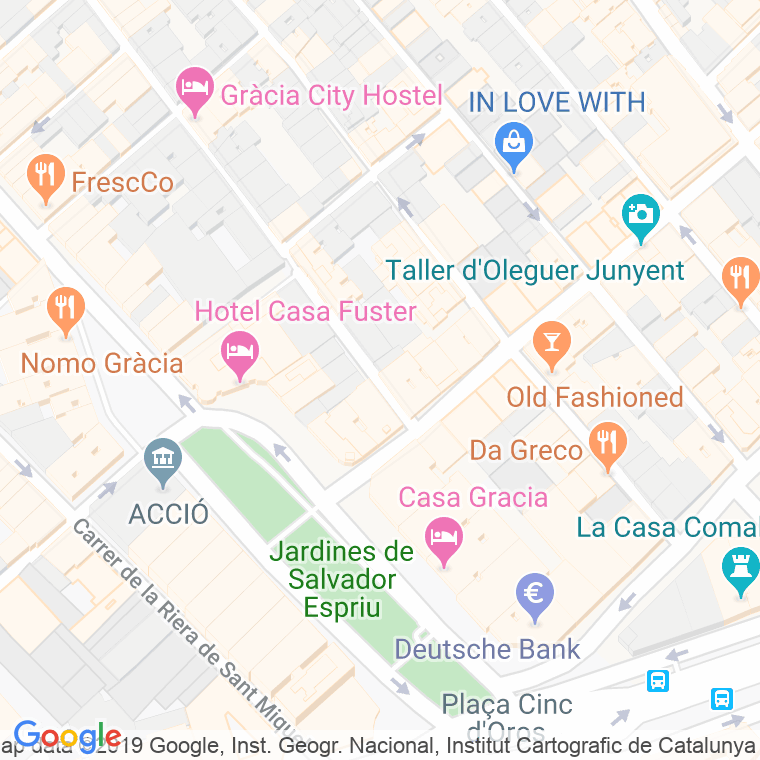 Código Postal calle Apel.les Fenosa, D' en Barcelona