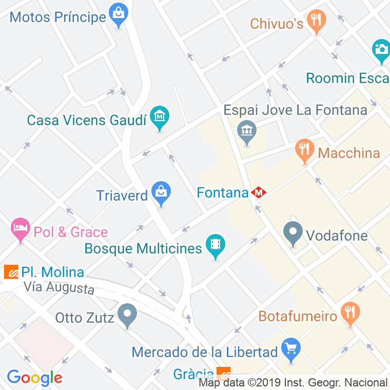Código Postal calle Aulestia I Pijoan en Barcelona