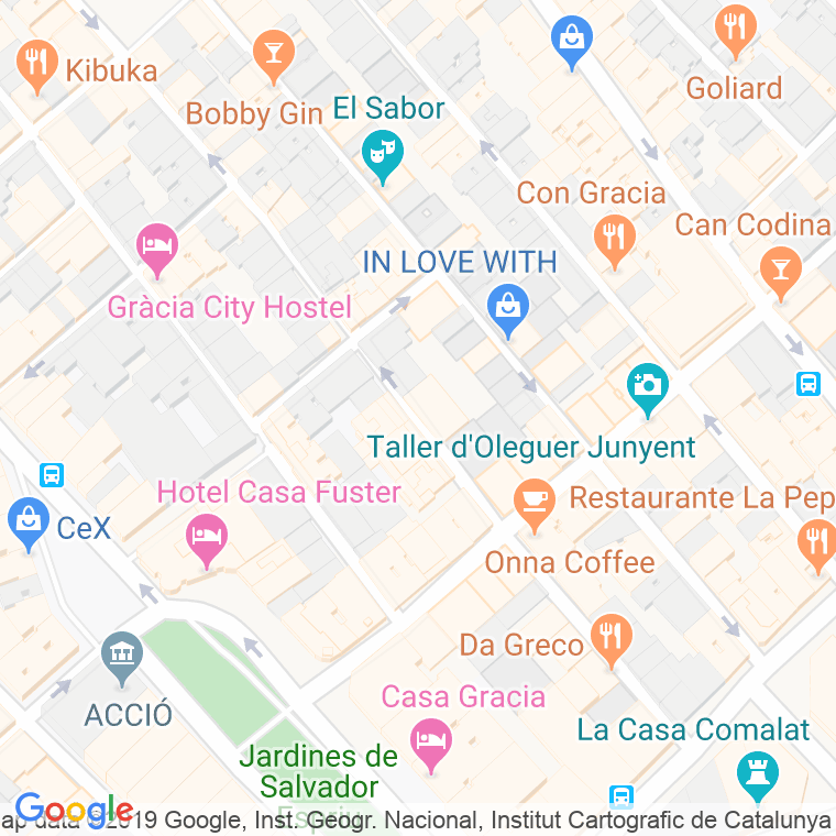 Código Postal calle Ferrer De Blanes en Barcelona