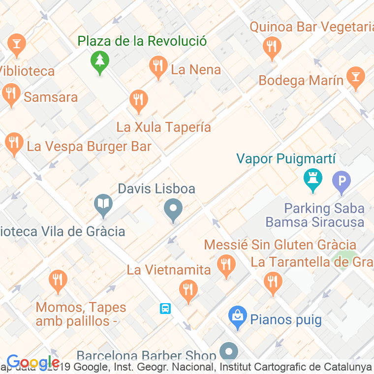 Código Postal calle Mare De Deu Dels Desemparats, De La en Barcelona