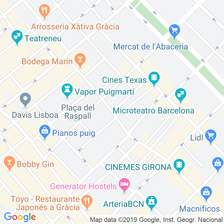 Código Postal calle Mila I Fontanals en Barcelona