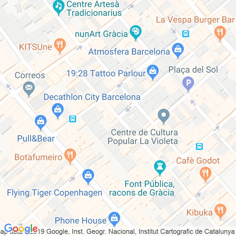 Código Postal calle Pere Serafi en Barcelona