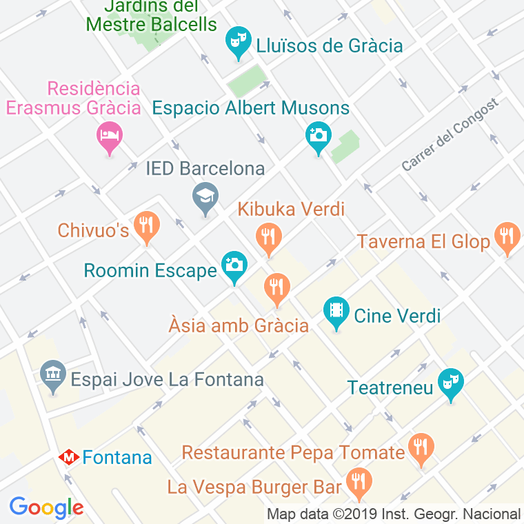 Código Postal calle Robi   (Impares Del 1 Al 13)  (Pares Del 2 Al 14) en Barcelona