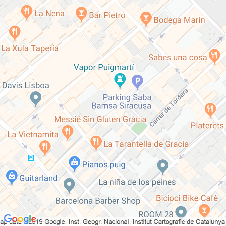 Código Postal calle Samso en Barcelona