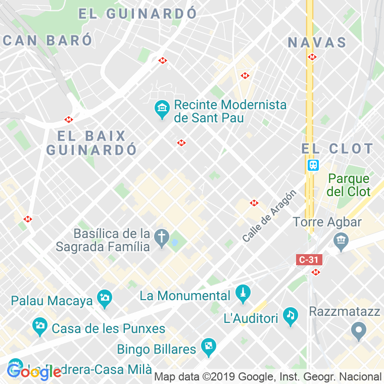 Código Postal calle Castillejos, Los   (Impares Del 1 Al 269)  (Pares Del 2 Al 266) en Barcelona