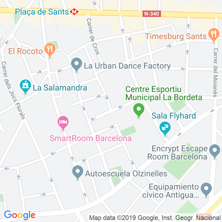 Código Postal calle Almeria en Barcelona