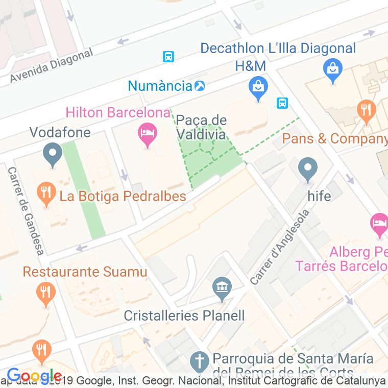 Código Postal calle Can Segala, De en Barcelona