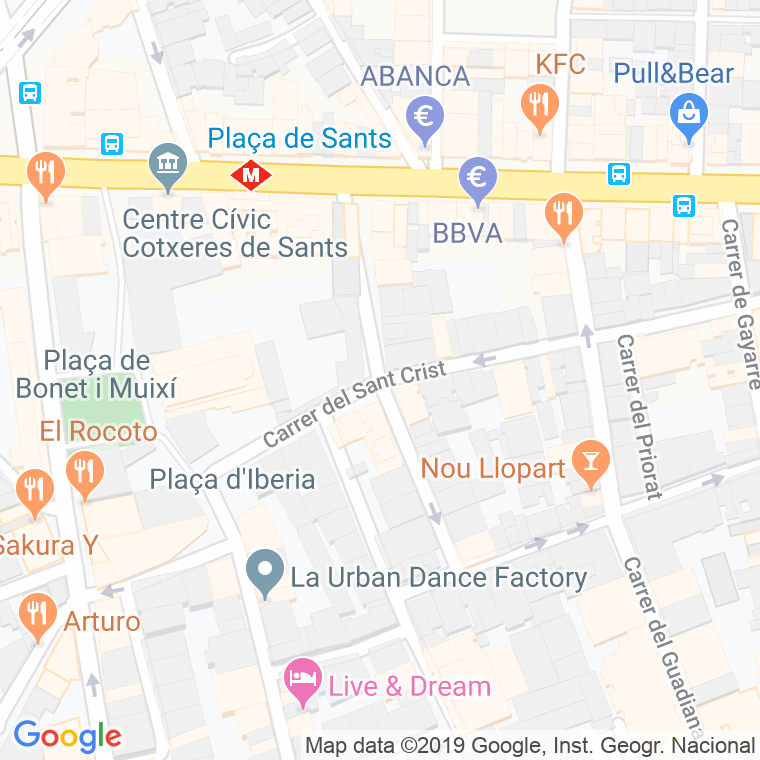 Código Postal calle Cros en Barcelona