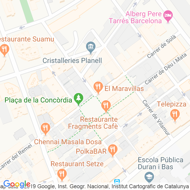 Código Postal calle Doctor Ibanez en Barcelona