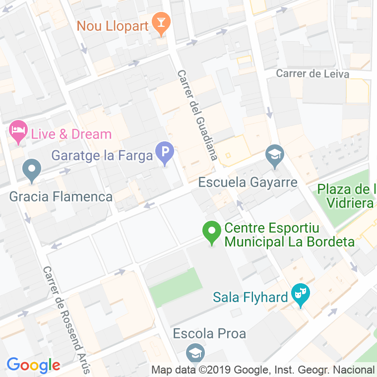 Código Postal calle Ferreria, De La en Barcelona