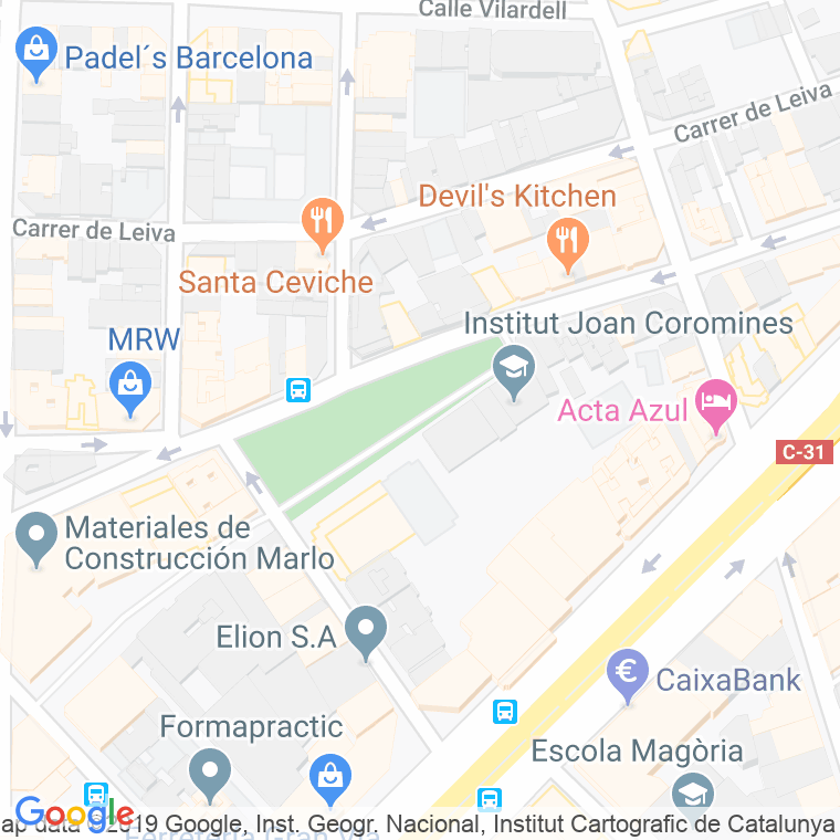 Código Postal calle Joan Corrades I Bosch, plaça en Barcelona