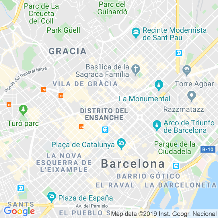 Código Postal calle Mallorca   (Impares Del 1 Al 23)  (Pares Del 2 Al 30) en Barcelona