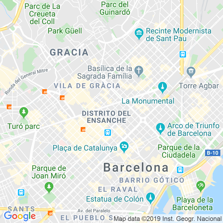Código Postal calle Mallorca   (Pares Del 30 Al 32) en Barcelona