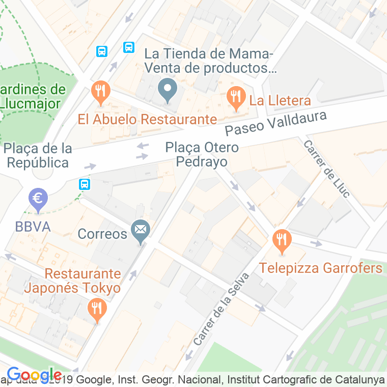Código Postal calle Alcudia en Barcelona
