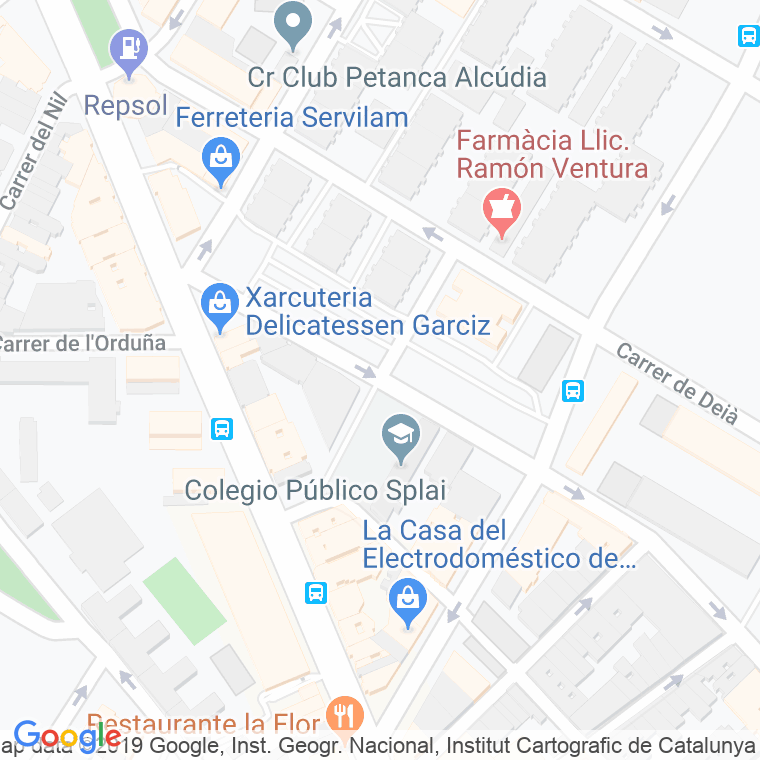 Código Postal calle Andratx en Barcelona