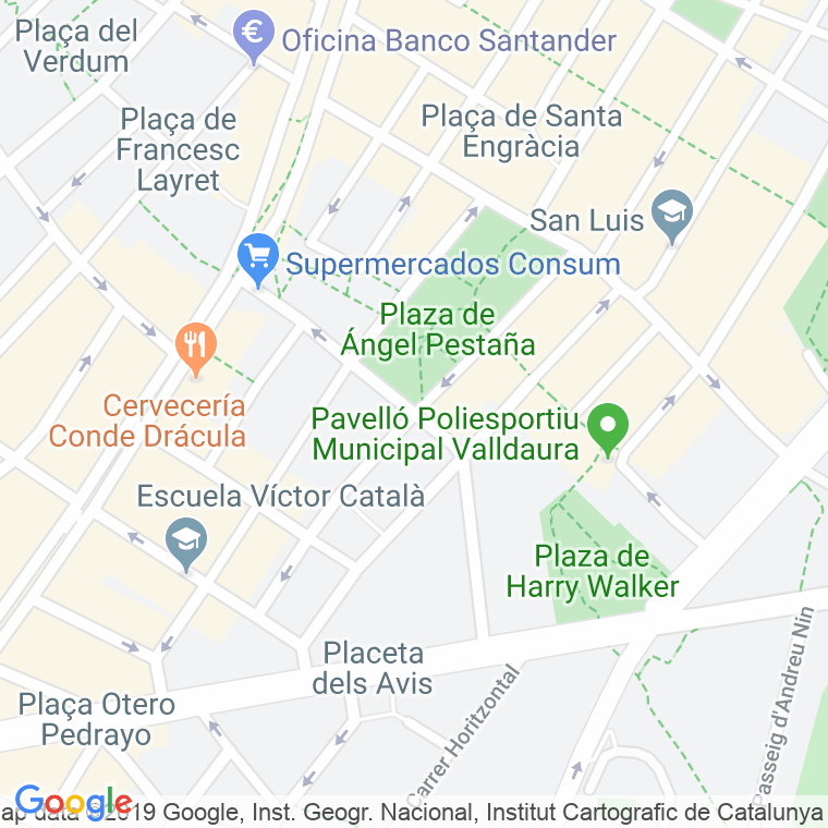 Código Postal calle Enric Casanovas en Barcelona