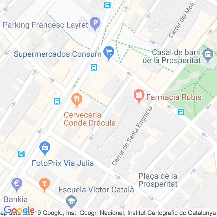 Código Postal calle Japo en Barcelona