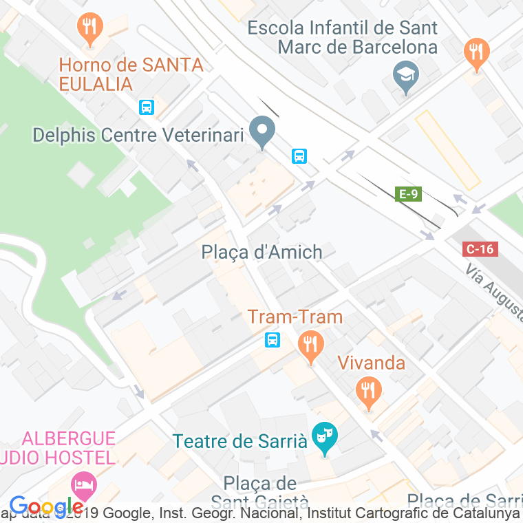 Código Postal calle Amich, plaça en Barcelona