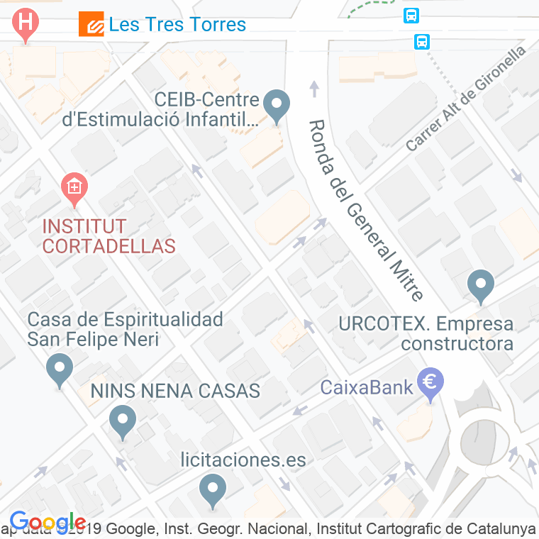 Código Postal calle Angel Guimera en Barcelona