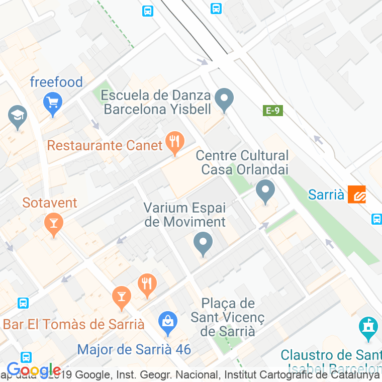 Código Postal calle Canet, passatge en Barcelona
