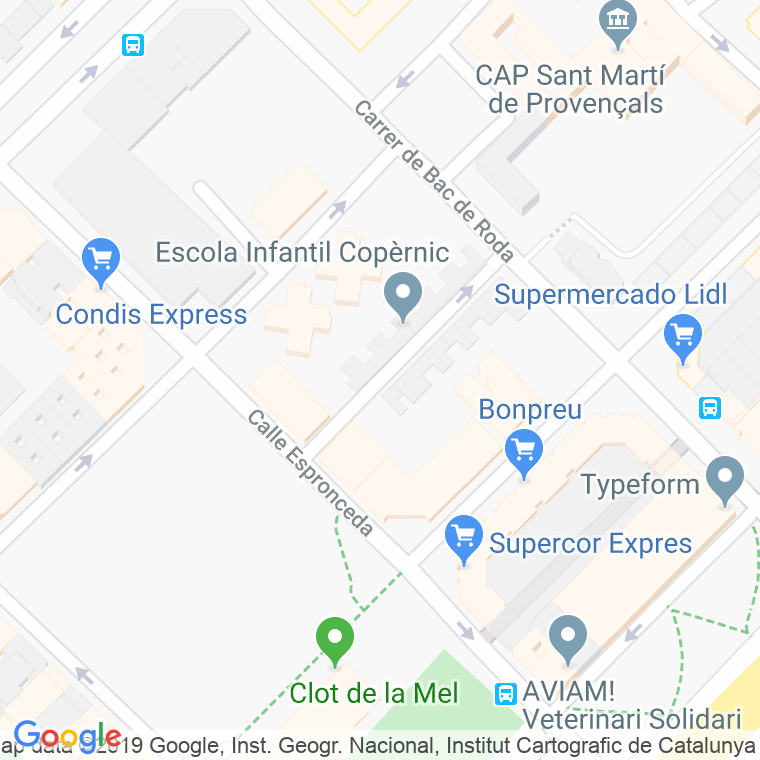 Código Postal calle Antoni Gassol, passatge en Barcelona