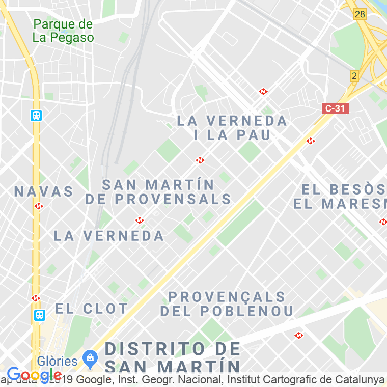 Código Postal calle Concili De Trento   (Impares Del 1 Al 79)  (Pares Del 2 Al 102) en Barcelona