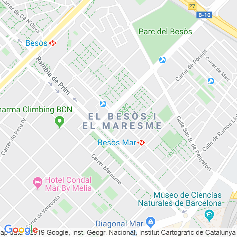 Código Postal calle Alfons El Magnanim en Barcelona