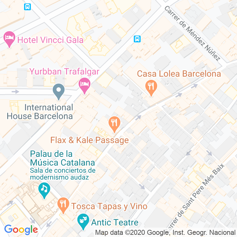 Código Postal calle Maresme, Del, grup (Impares Del 1 Al Final)  (Pares Del 2 Al Final) en Barcelona