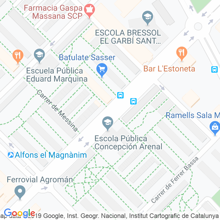 Código Postal calle Palerm en Barcelona